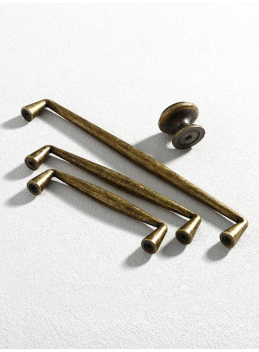 American Vintage Bronze Antique Silver Furniture Door Knob │ Kitchen Drawer Wardrobe Handles - Besontique Home