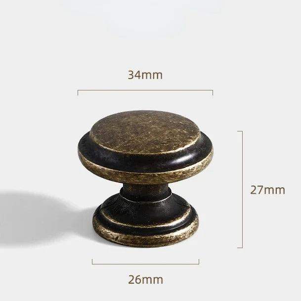 American Vintage Bronze Antique Silver Furniture Door Knob │ Kitchen Drawer Wardrobe Handles - Besontique Home