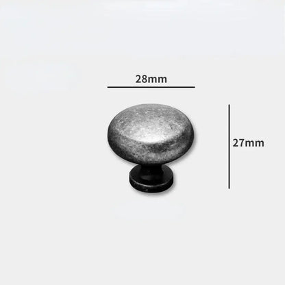 American Vintage Bronze Antique Silver Furniture Door Knob │ Kitchen Drawer Wardrobe Handles - Besontique Home