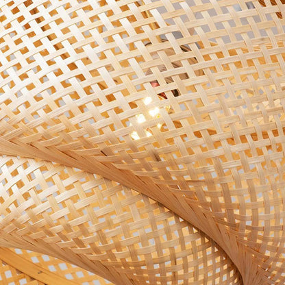 Bamboo Hand Woven Stylish Ceiling Light │ Modern Lantern Chandelier Lamp Lighting - Besontique Home