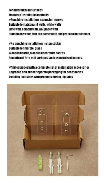Black Walnut Foldable Wall Hanging Hooks Hanger │ Modern Nordic Rack for Clothes Bags Coat │ Entrance Door Home Decoration - Besontique Home
