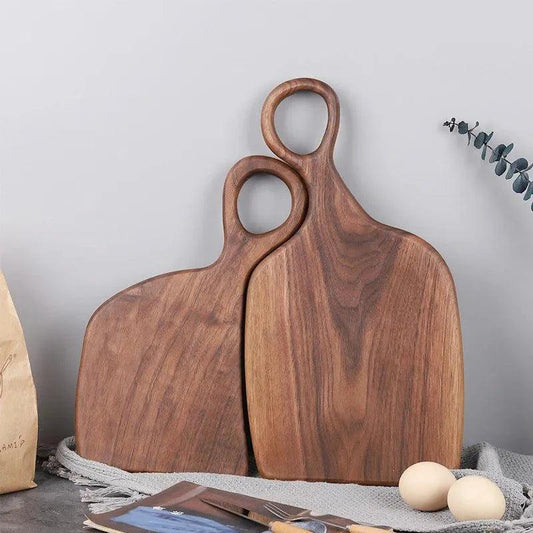 Black Walnut Wood Tray Solid Chopping Boards │ Modern Decorative Platter Kitchenware - Besontique Home