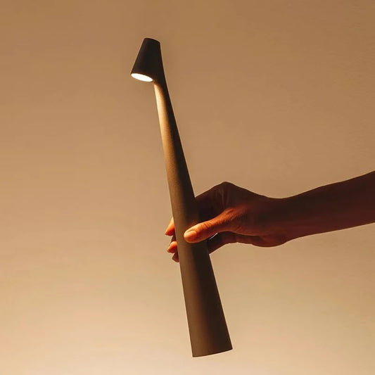 Minimal Dimming USB Chargable Reading Table Lamp │ Modern Small Wireless Portable Light