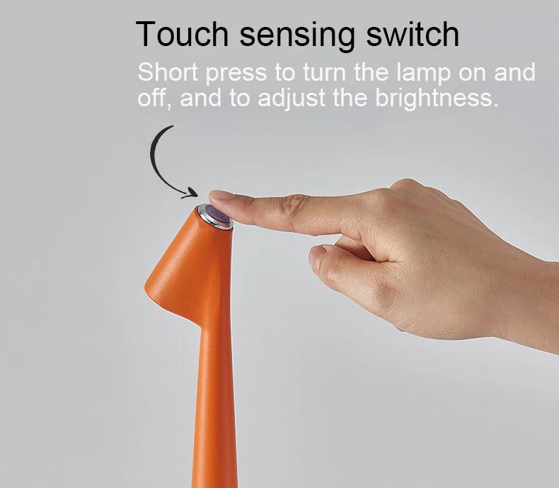 Minimal Dimming USB Chargable Reading Table Lamp │ Modern Small Wireless Portable Light