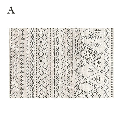 Bohemian Abstract Rugs │ Retro Moroccan Style Living Room Carpet - Besontique Home