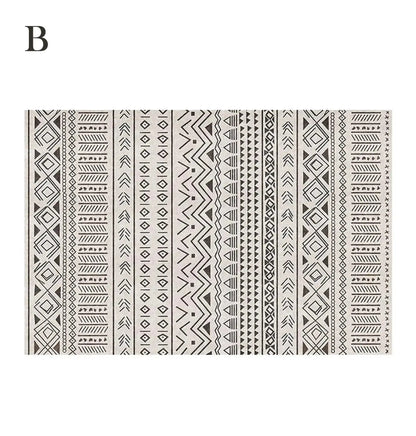 Bohemian Abstract Rugs │ Retro Moroccan Style Living Room Carpet - Besontique Home