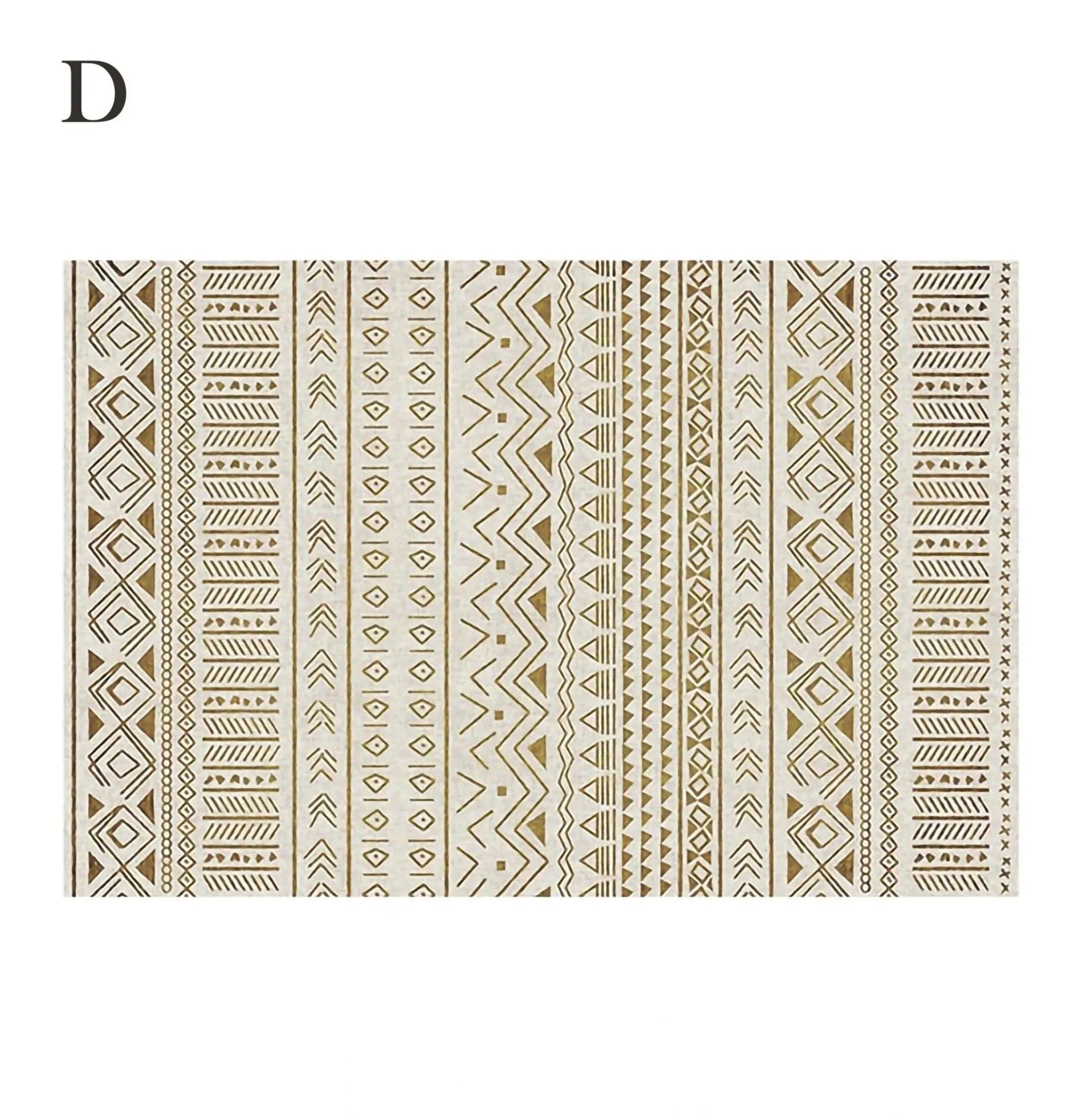 Bohemian Abstract Rugs │ Retro Moroccan Style Living Room Carpet - Besontique Home