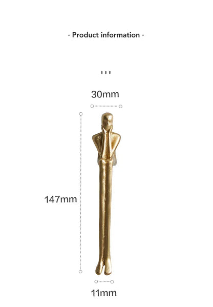 Brass Gold Silver Creative Furniture Door Knob │ Modern Nordic Kitchen Drawer Wardrobe Handles - Besontique Home