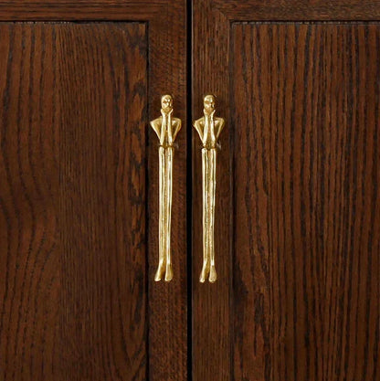 Brass Gold Silver Creative Furniture Door Knob │ Modern Nordic Kitchen Drawer Wardrobe Handles - Besontique Home