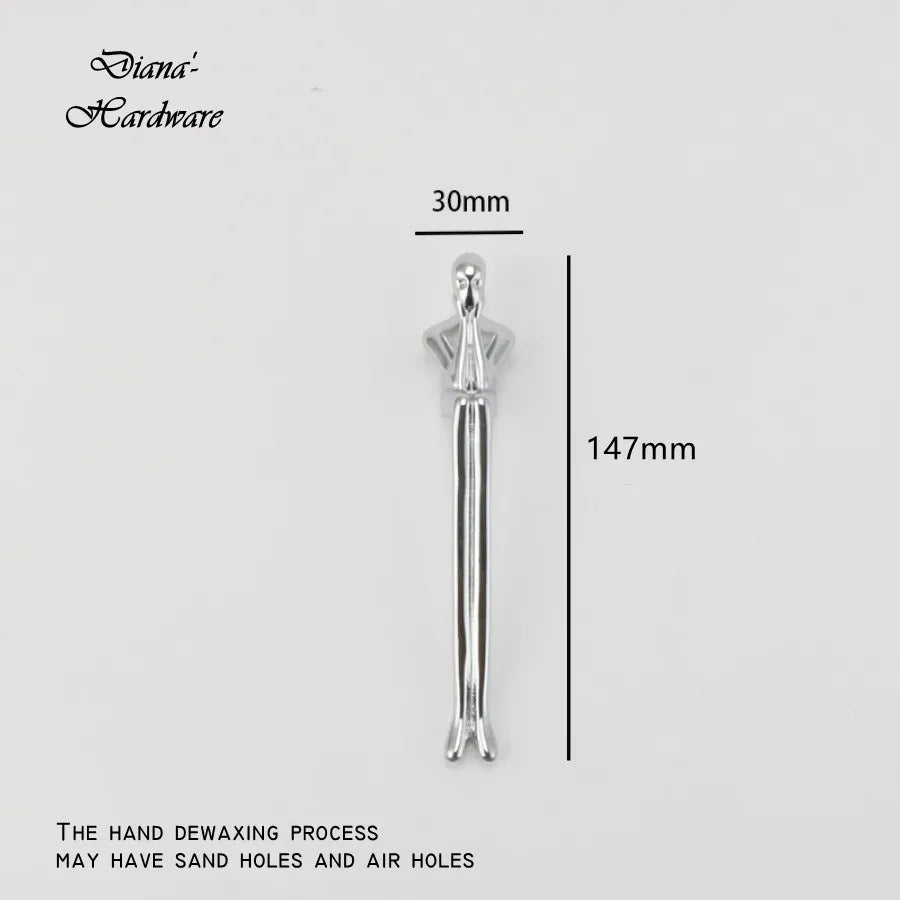 Brass Gold Silver Creative Furniture Door Knob │ Modern Nordic Kitchen Drawer Wardrobe Handles - Besontique Home