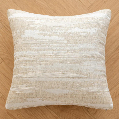 Brown Beige Geometric Chenille Cushion Cover │ Nordic Minimal Home Throw Pillow Covers - Besontique Home
