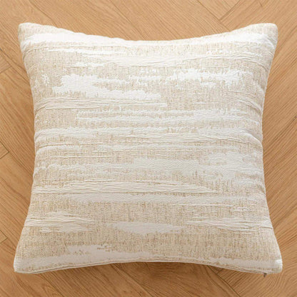 Brown Beige Geometric Chenille Cushion Cover │ Nordic Minimal Home Throw Pillow Covers - Besontique Home