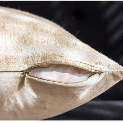Brown Beige Geometric Chenille Cushion Cover │ Nordic Minimal Home Throw Pillow Covers - Besontique Home
