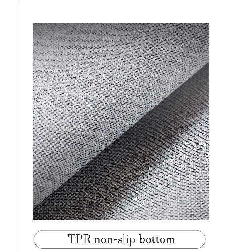 Brown Beige Line Plaid Large Area Carpet │ Minimal Soft Home Decorative Non-Slip Rug - Besontique Home