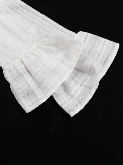 Casual Women Comfy Cotton Long Sleeve Nightgown 2 Piece Set │ Homewear - Besontique Home