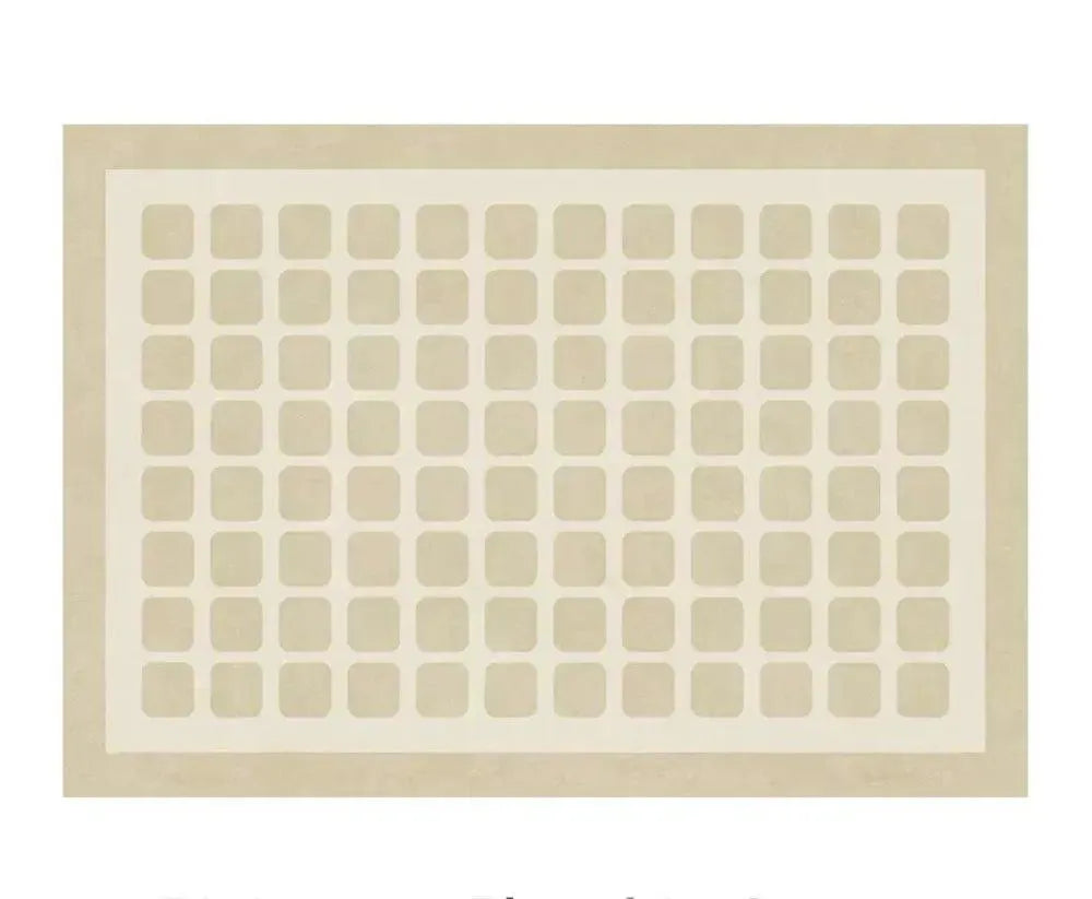 Checkerboard Pattern Home Decor Carpet │ Modern Geometric Decorative Floor Rug - Besontique