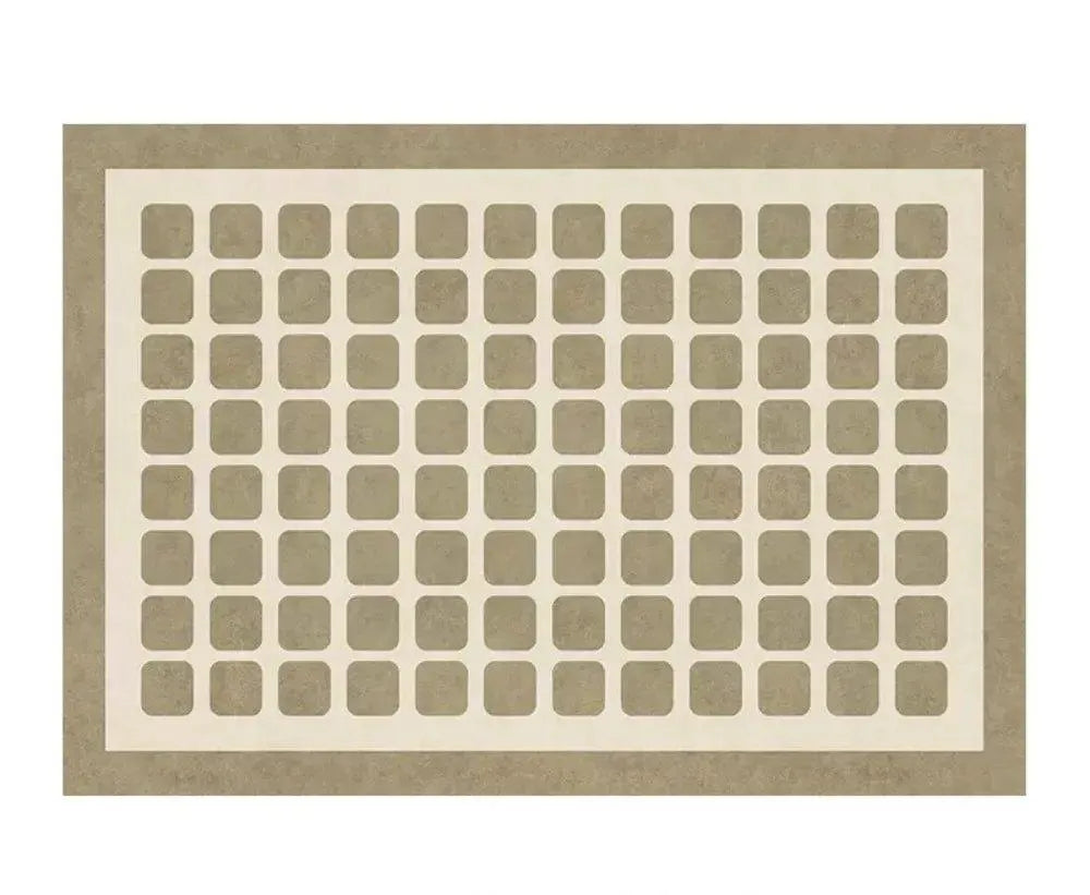 Checkerboard Pattern Home Decor Carpet │ Modern Geometric Decorative Floor Rug - Besontique