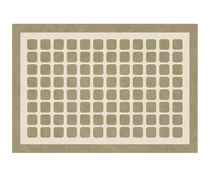 Checkerboard Pattern Home Decor Carpet │ Modern Geometric Decorative Floor Rug - Besontique