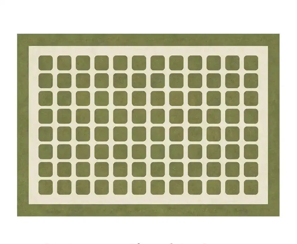Checkerboard Pattern Home Decor Carpet │ Modern Geometric Decorative Floor Rug - Besontique Home