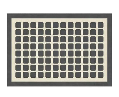 Checkerboard Pattern Home Decor Carpet │ Modern Geometric Decorative Floor Rug - Besontique Home