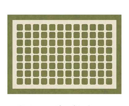 Checkerboard Pattern Home Decor Carpet │ Modern Geometric Decorative Floor Rug - Besontique Home
