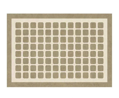 Checkerboard Pattern Home Decor Carpet │ Modern Geometric Decorative Floor Rug - Besontique Home