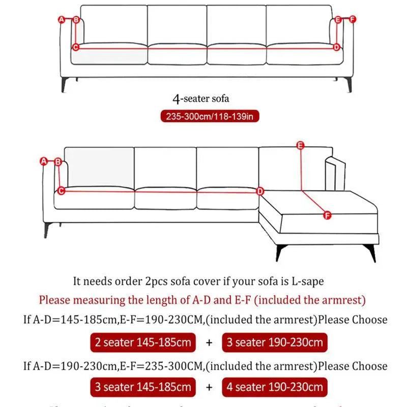 Chenille Stripe Pattern Reversible Sofa Cover │ Simple Solid Color Anti-cat Scratch Protection Throw Blanket with Tassel - Besontique Home