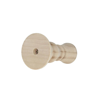 Classic Light Wood Candlesticks Candle Holder Set │ Modern Retro Vintage Candle Stand - Besontique Home