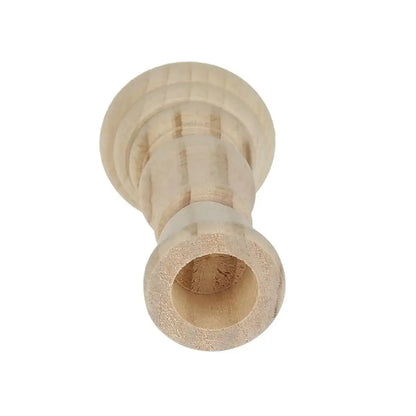 Classic Light Wood Candlesticks Candle Holder Set │ Modern Retro Vintage Candle Stand - Besontique Home