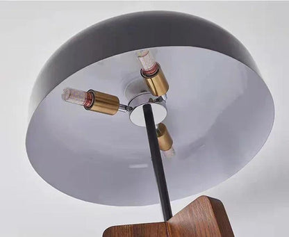 Classical Wood Solid Floor Tripod Lamp - Besontique Home