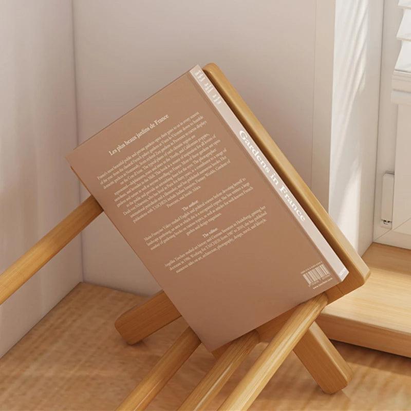 Dark Brown Wood White Bookcase Bookshelf │ Simple Home Decoration Multi-Use Book Storage Organizer - Besontique Home