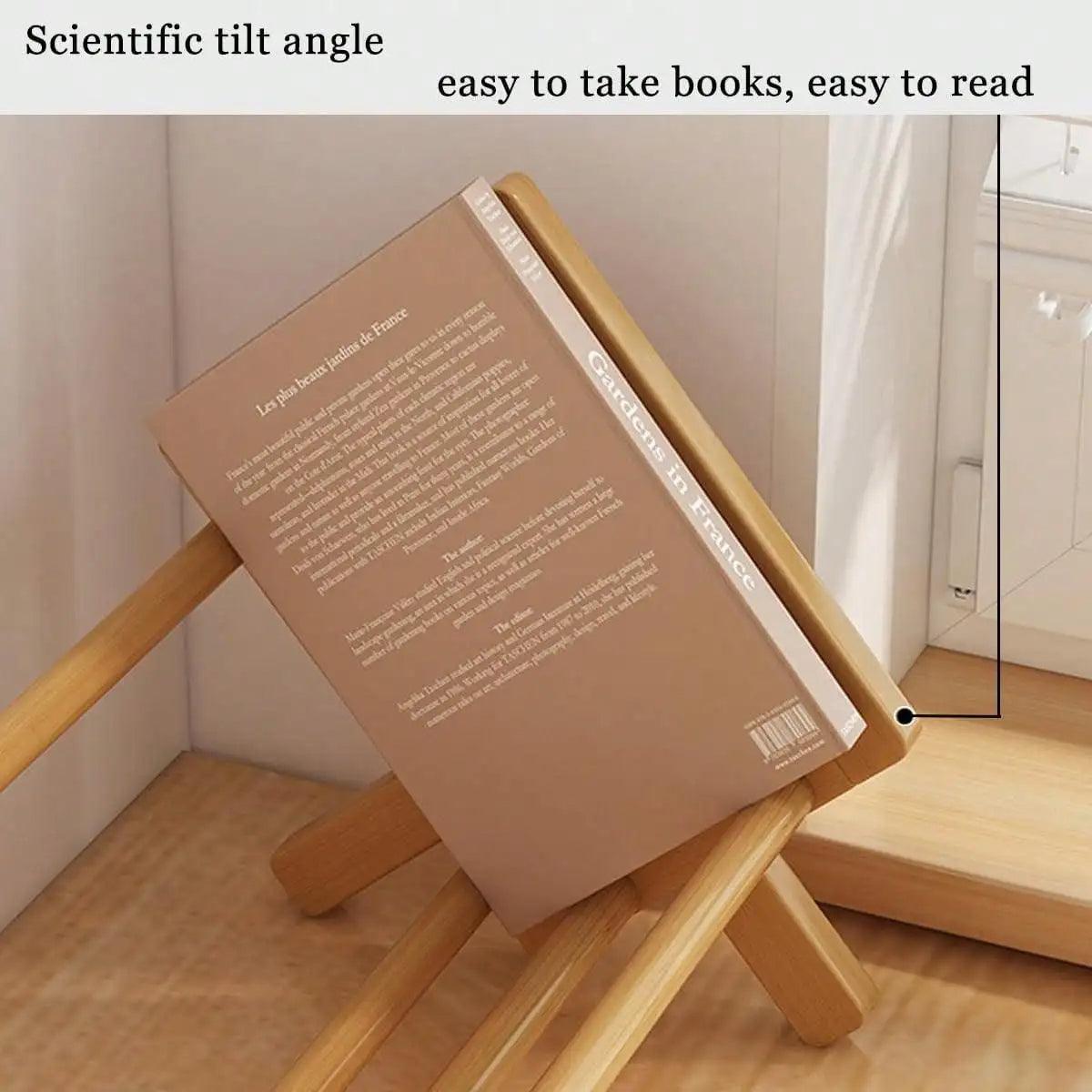 Dark Brown Wood White Bookcase Bookshelf │ Simple Home Decoration Multi-Use Book Storage Organizer - Besontique Home