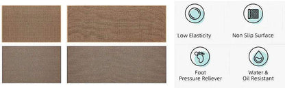 Faux Woven Washable Non-slip Kitchen Rug │ Faux Sisal Running Floor Mat - Besontique Home