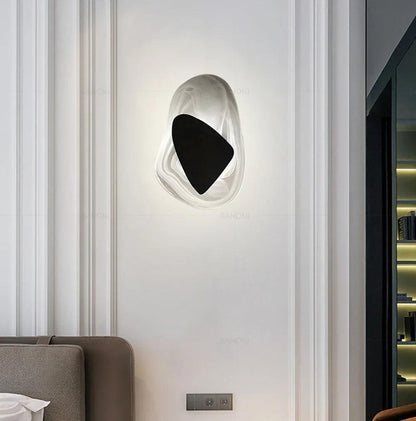 Geometric Design Modern LED Wall Light Lamp (Gold/Black/Rust) │ Bedside Wall Mounted Lighting - Besontique Home