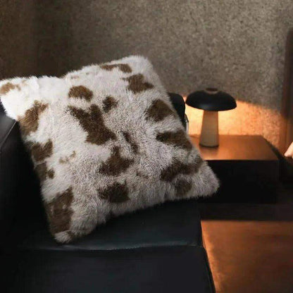 High-end Imitation Fox Fur Throw Pillow │ Nordic Warm Comfortable Cushions with pilling - Besontique Home