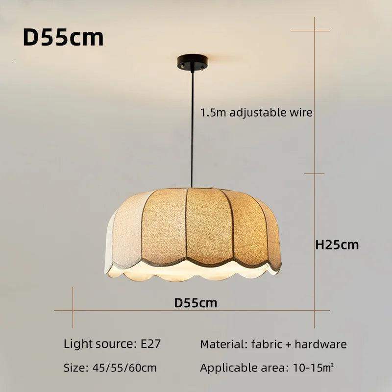 Japandi Chandelier Hanging Lamp - Besontique Home