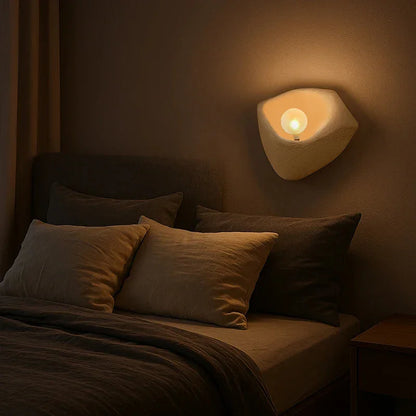 Japandi style Resin Wall Light │ Modern Nordic Style Wall Mounted Creative Lamp - Besontique Home