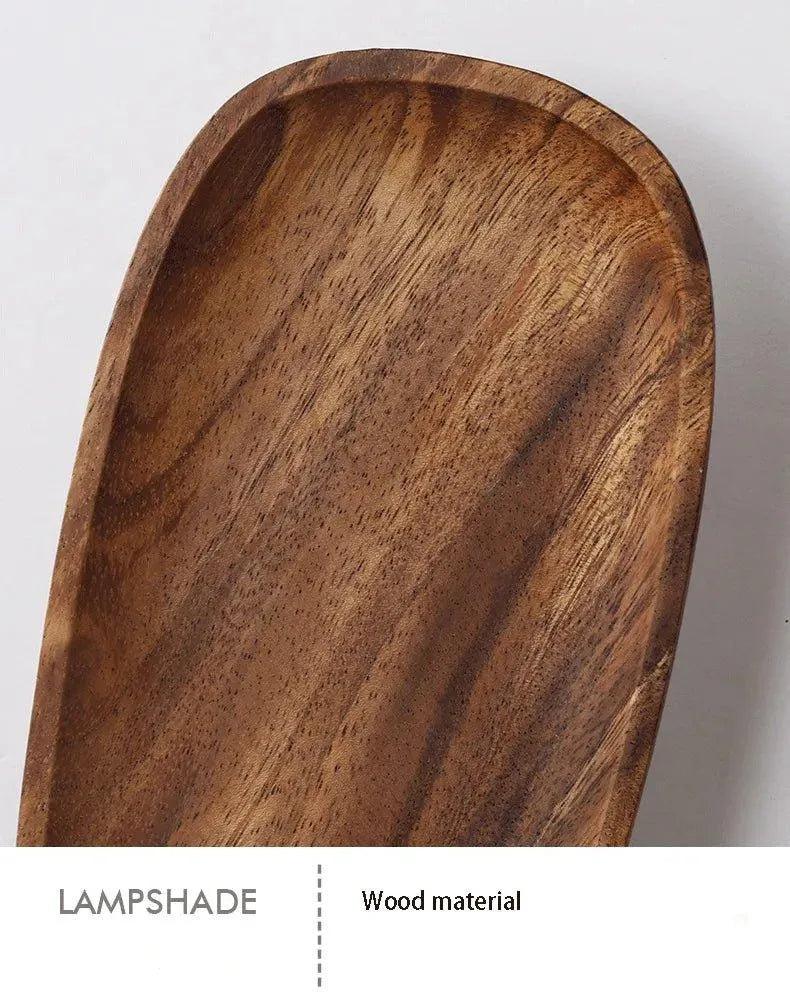Japanese Minimalist Solid Wood Wall Light │ Modern Nordic LED Bedside Lamp Lighting - Besontique Home