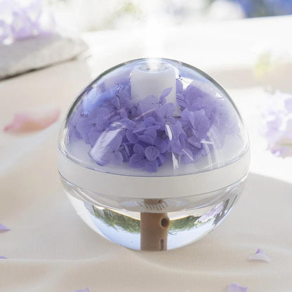 LED Light Flower Bloom Design Air Humidifier │ Modern Boho USB charging Mist Maker - Besontique Home
