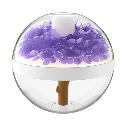 LED Light Flower Bloom Design Air Humidifier │ Modern Boho USB charging Mist Maker - Besontique Home