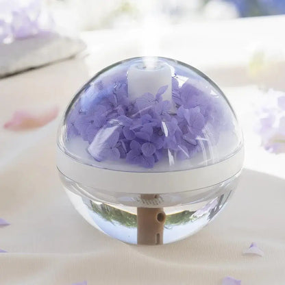 LED Light Flower Bloom Design Air Humidifier │ Modern Boho USB charging Mist Maker - Besontique Home