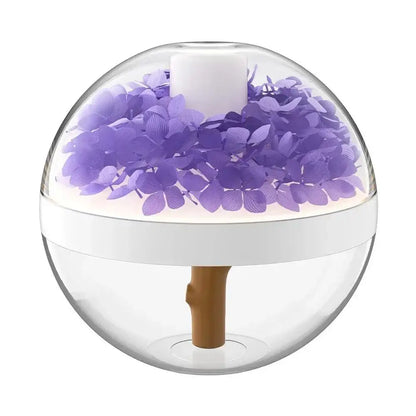 LED Light Flower Bloom Design Air Humidifier │ Modern Boho USB charging Mist Maker - Besontique Home