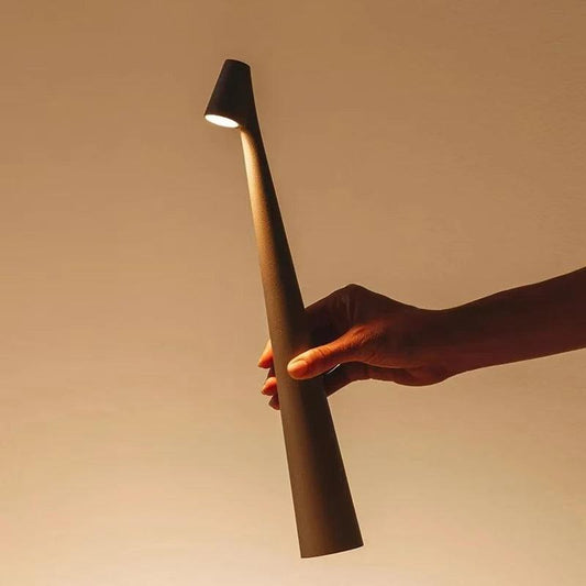 Minimal Dimming USB Chargable Reading Table Lamp │ Modern Small Wireless Portable Light - Besontique Home