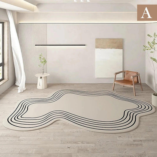 Minimal Line Irregular Carpet - Besontique Home
