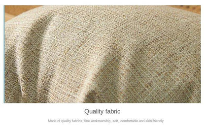 Minimal Linen Cushion Cover with Tassels - Besontique Home
