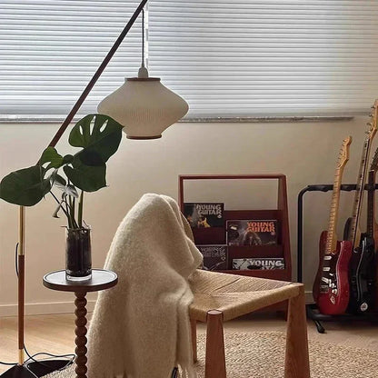 Minimal Nordic style Japandi Tall Floor Lamp Light - Besontique Home