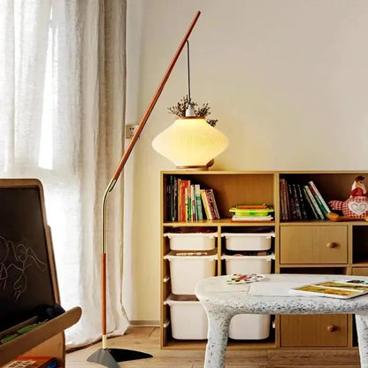 Minimal Nordic style Japandi Tall Floor Lamp Light - Besontique Home