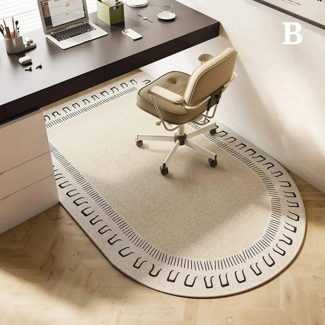 Minimal Rounded Corner Non-slip Floor Mat Rug - Besontique Home