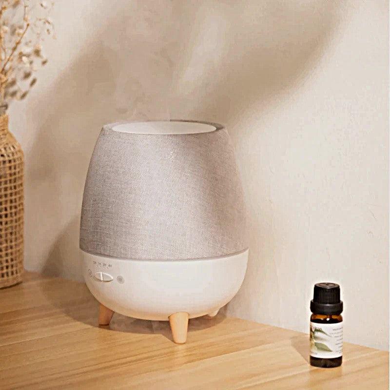 Minimal Style Aroma Essential Oil Humidifier │ Modern Boho Ultrasonic Aromatherapy Diffuser with Remote Control - Besontique Home