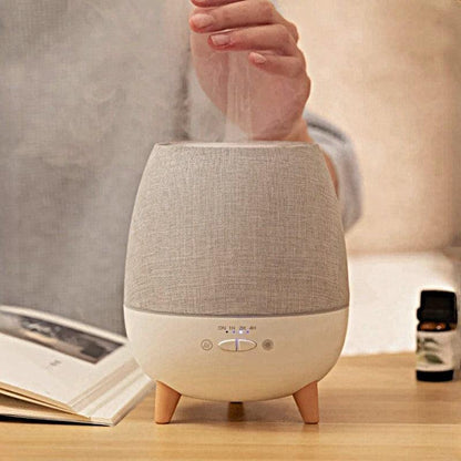 Minimal Style Aroma Essential Oil Humidifier │ Modern Boho Ultrasonic Aromatherapy Diffuser with Remote Control - Besontique Home